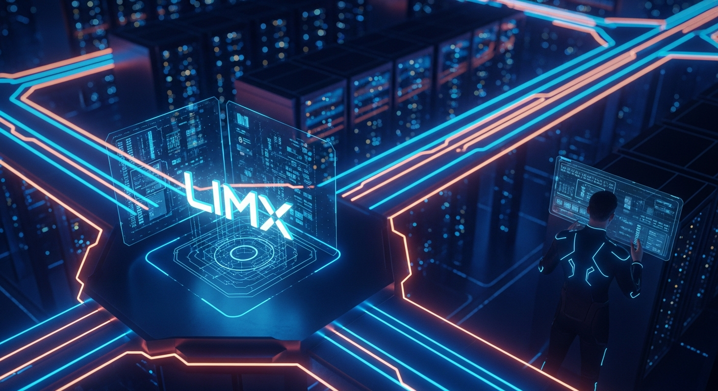 TRON 2 robot in its bipedal configuration standing upright with two arms extended