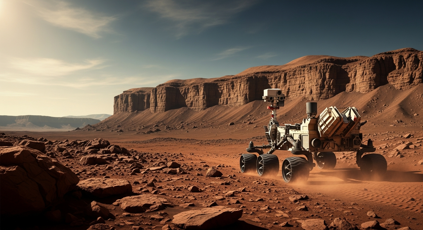 NASA's Mars Rover Sets Record for Autonomous Travel Distance