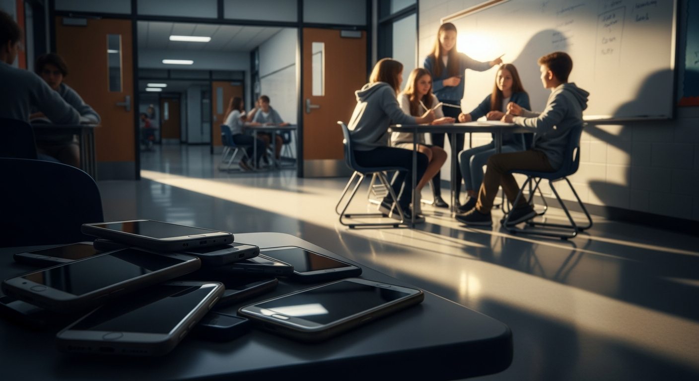 Phone Bans in Schools Revive Social Interaction and Improve Student Well-being