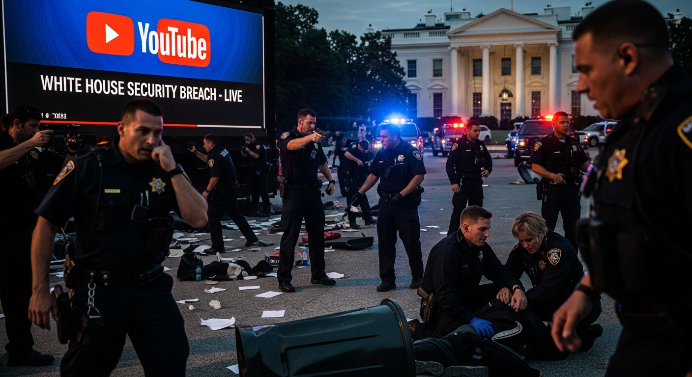 Random YouTuber’s Livestream Mysteriously Appears on White House Website