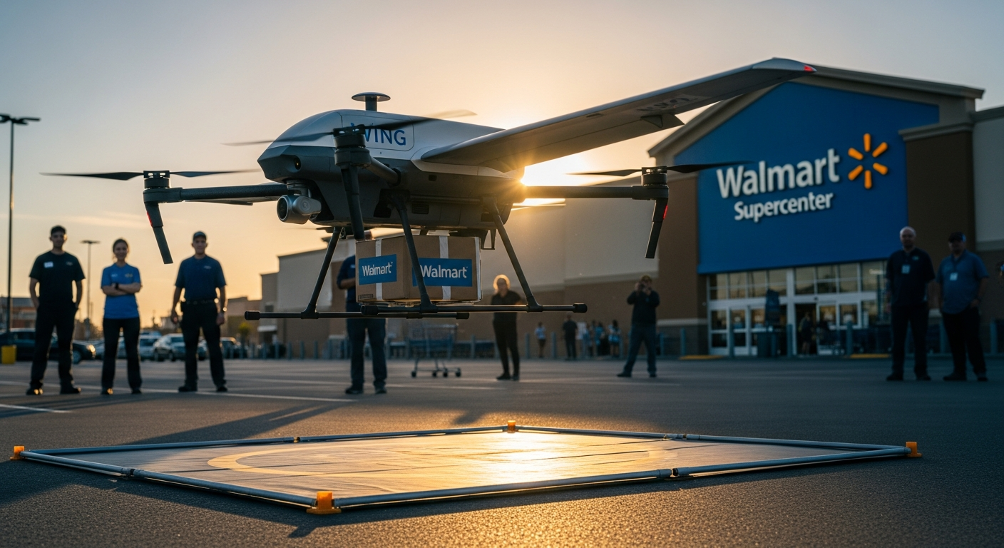 Walmart and Wing Expand Drone Delivery Network to 150 More Stores Across the U.S.