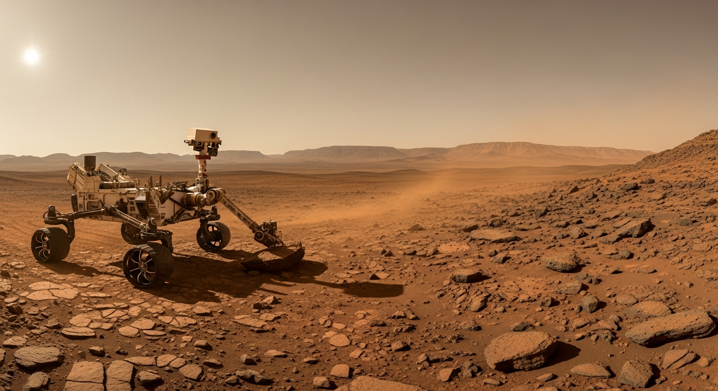 Mars at Night: Curiosity Rover Illuminates the Red Planet’s Darkness