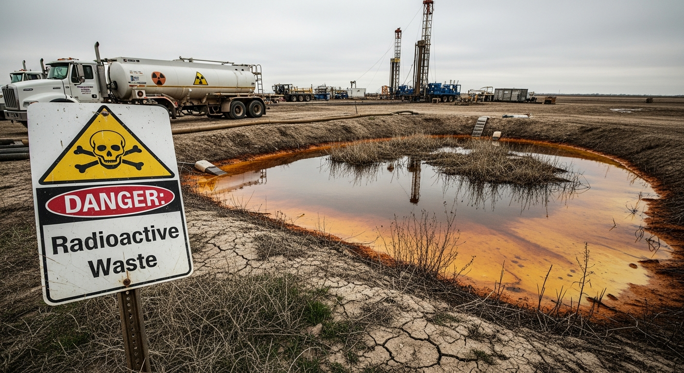 Whistleblower Reveals Radioactive Fracking Waste Dumped Under Texas Elementary School